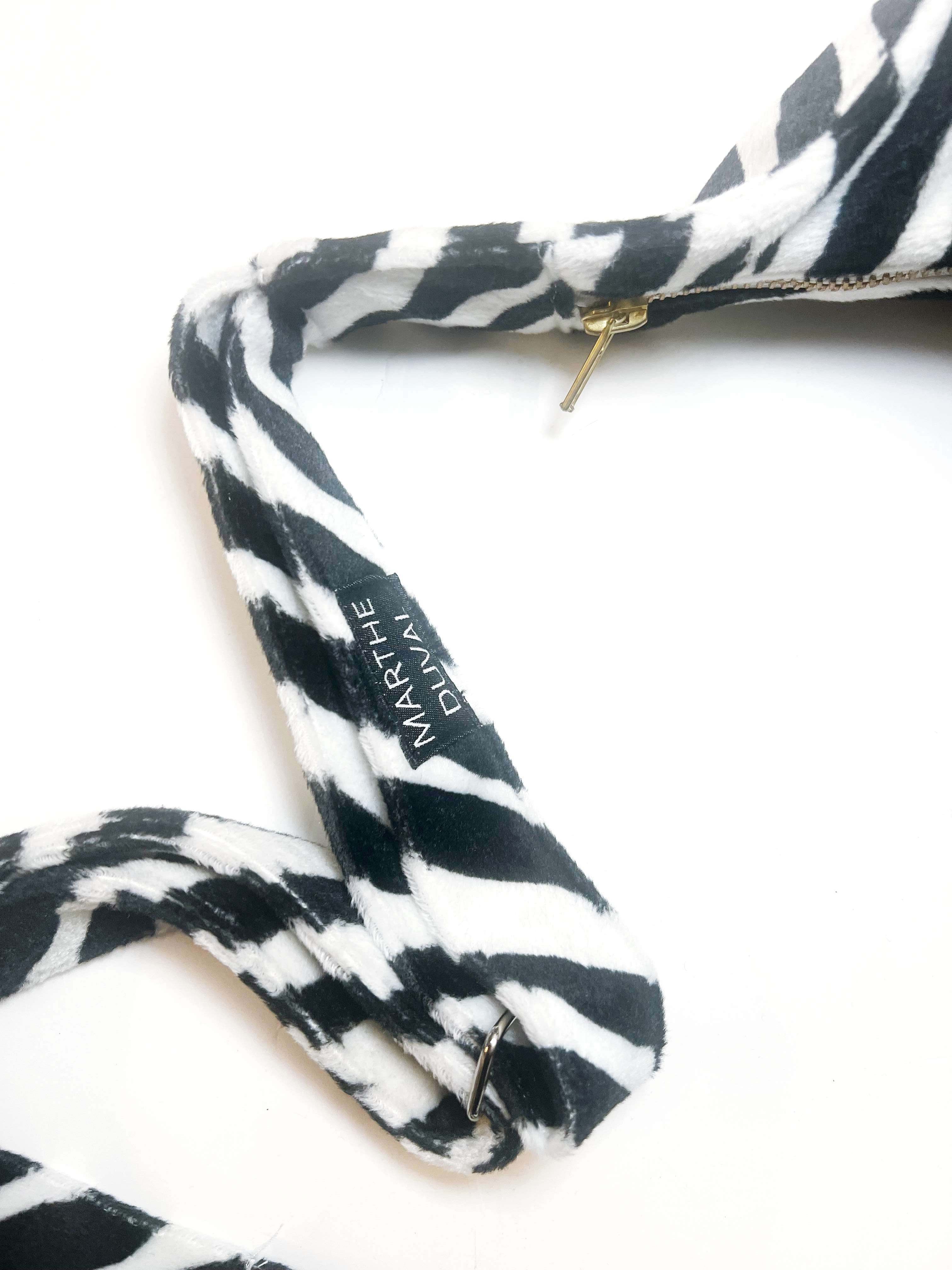 Zebra Hobo Bag